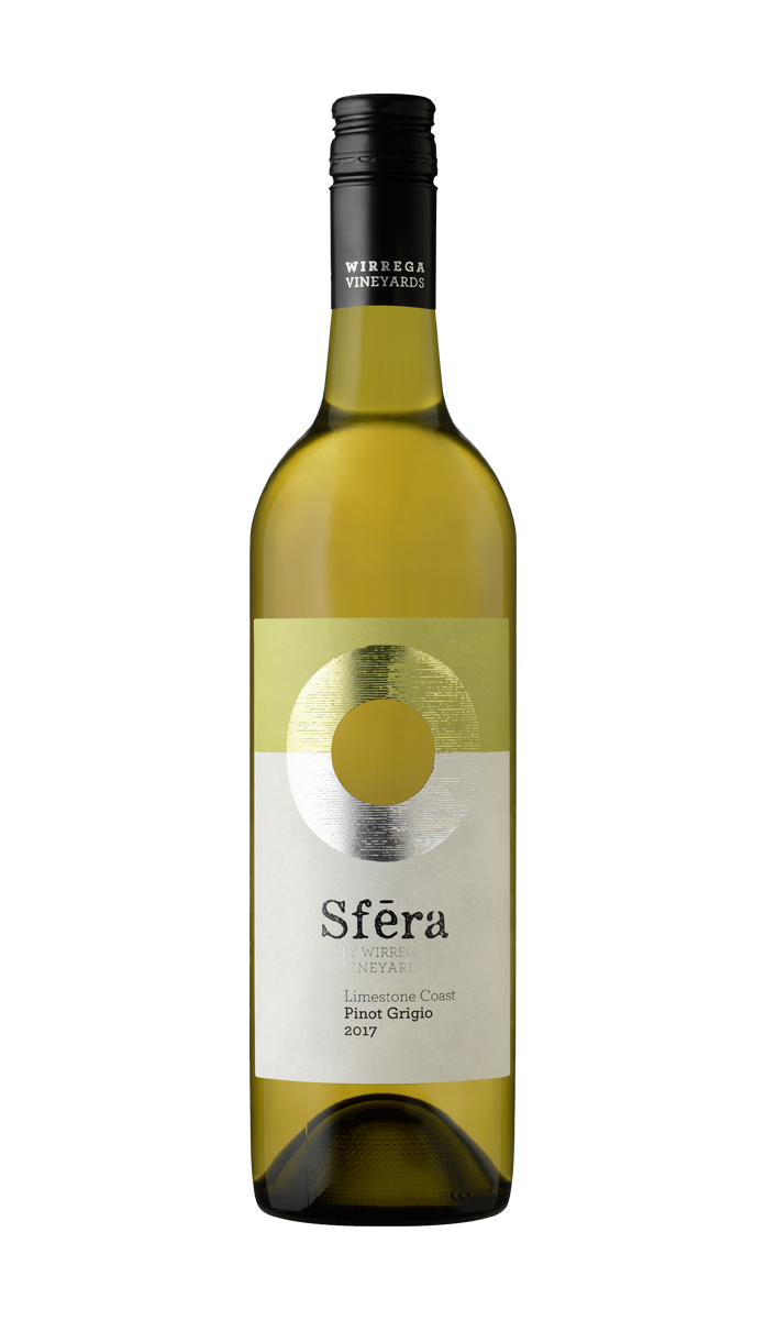 Sfera Wines Pinot Grigio 2021 Limestone Coast 750mL by Wirrega Vineyards